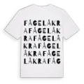 Fågelåkra ordlek t-shirt