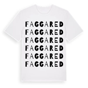 Faggared ordlek t-shirt – ekologisk bomull t-shirt från Pinshirt
