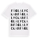 Fåglalyckan ordlek t-shirt
