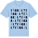 Blue Soul t-shirt med Fägrilt ordlek t-shirt