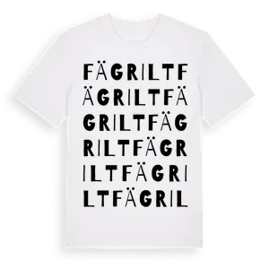 Fägrilt ordlek t-shirt – ekologisk bomull t-shirt från Pinshirt