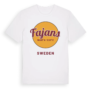 Fajans cirkel t-shirt – ekologisk bomull t-shirt från Pinshirt