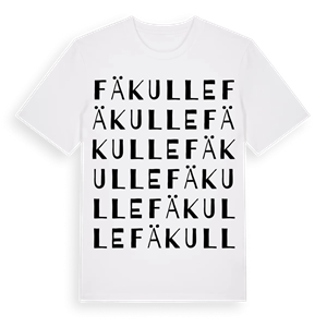 Fäkulle ordlek t-shirt – ekologisk bomull t-shirt från Pinshirt