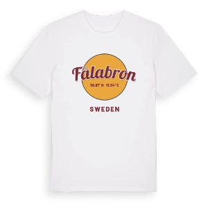 Fålabron cirkel t-shirt – ekologisk bomull t-shirt från Pinshirt