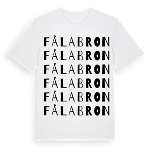 Fålabron ordlek t-shirt – ekologisk bomull t-shirt från Pinshirt