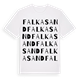 Falkasand ordlek t-shirt