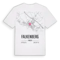 Falkenberg karta t-shirt