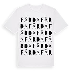 Färda ordlek t-shirt – ekologisk bomull t-shirt från Pinshirt