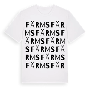 Färms ordlek t-shirt – ekologisk bomull t-shirt från Pinshirt