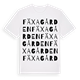 Fäxagården ordlek t-shirt