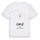 Femsjö karta t-shirt