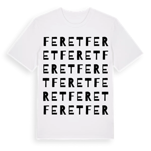 Feret ordlek t-shirt – ekologisk bomull t-shirt från Pinshirt