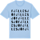Blue Soul t-shirt med Fjällesjö ordlek t-shirt