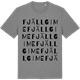 Mid Heather Gray t-shirt med Fjällgime ordlek t-shirt