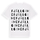 Fjällgime ordlek t-shirt