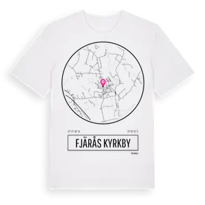 Fjärås Kyrkby t-shirt – ekologisk bomull t-shirt från Pinshirt