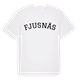 Fjusnäs böjd t-shirt