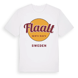 Flaalt cirkel t-shirt – ekologisk bomull t-shirt från Pinshirt
