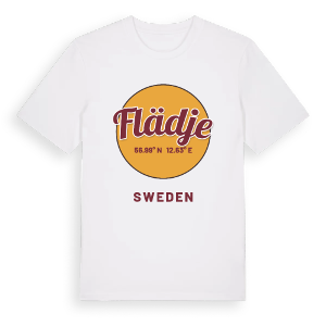 Flädje cirkel t-shirt – ekologisk bomull t-shirt från Pinshirt