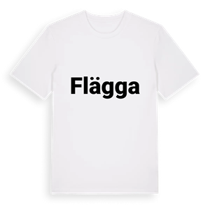 Flägga fetstil t-shirt – ekologisk bomull t-shirt från Pinshirt