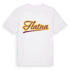Flatna baseball t-shirt – ekologisk bomull t-shirt från Pinshirt