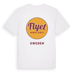 Flyet cirkel t-shirt – ekologisk bomull t-shirt från Pinshirt