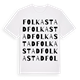 Folkastad ordlek t-shirt