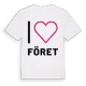 Jag älskar Föret t-shirt stort tryck