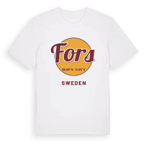 Fors cirkel t-shirt – ekologisk bomull t-shirt från Pinshirt