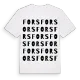 Fors ordlek t-shirt