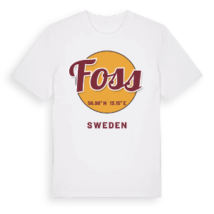 Foss cirkel t-shirt – ekologisk bomull t-shirt från Pinshirt