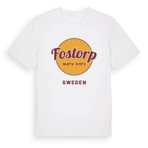 Fostorp cirkel t-shirt – ekologisk bomull t-shirt från Pinshirt