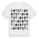 Fotstad ordlek t-shirt
