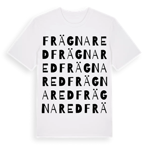 Frägnared ordlek t-shirt – ekologisk bomull t-shirt från Pinshirt