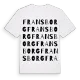 Fransborg ordlek t-shirt