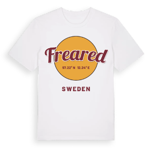 Freared cirkel t-shirt – ekologisk bomull t-shirt från Pinshirt