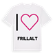 Jag älskar Frillalt t-shirt stort tryck