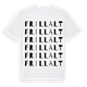 Frillalt ordlek t-shirt