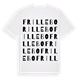 White t-shirt med Frillebo ordlek t-shirt