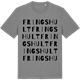 Mid Heather Gray t-shirt med Fringshult ordlek t-shirt