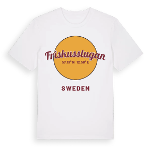 Friskusstugan cirkel t-shirt – ekologisk bomull t-shirt från Pinshirt