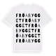 Fröabygget ordlek t-shirt