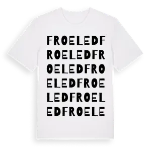 Froeled ordlek t-shirt – ekologisk bomull t-shirt från Pinshirt