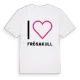 Jag älskar Frösakull t-shirt stort tryck