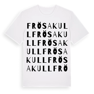 Frösakull ordlek t-shirt – ekologisk bomull t-shirt från Pinshirt