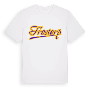 Frostorp baseball t-shirt – ekologisk bomull t-shirt från Pinshirt