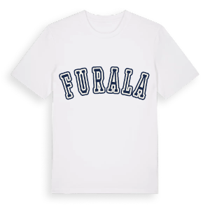 Furala college t-shirt – ekologisk bomull t-shirt från Pinshirt