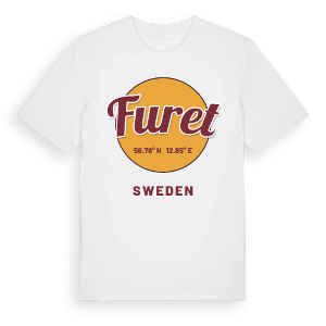 Furet cirkel t-shirt – ekologisk bomull t-shirt från Pinshirt