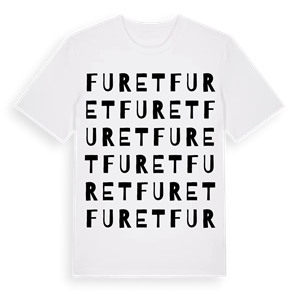 Furet ordlek t-shirt – ekologisk bomull t-shirt från Pinshirt