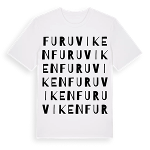 Furuviken ordlek t-shirt – ekologisk bomull t-shirt från Pinshirt